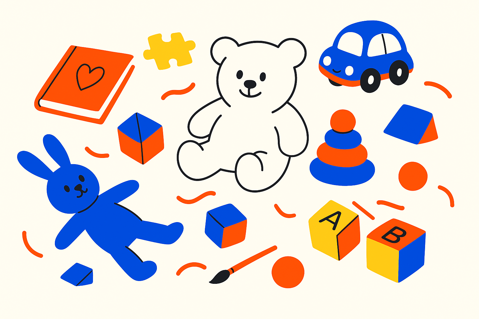 Jouets en désordre dans une chambre d’enfant, signe d’un quotidien perturbé par les violences familiales
